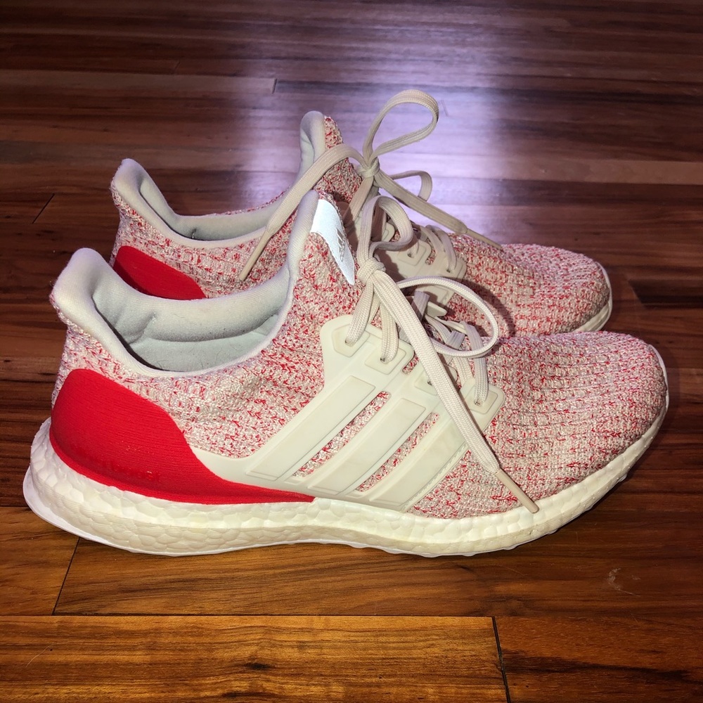 adidas ultraboost red sneakers